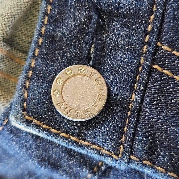 ANTE PRIMA Japan Women's Classic Straight Leg Blue Denim Contemporary Jeans - Picture 6 of 10